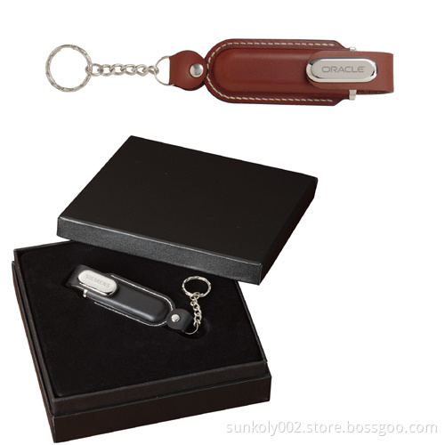 leather usb flash disk,